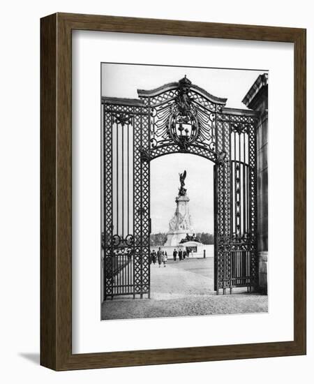 Wought-Iron Gates, Buckingham Palace, London, 1926-1927-McLeish-Framed Giclee Print