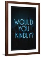 Would You Kindly? Video Game-null-Framed Art Print