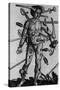 Wound Man Illustrates Effects of Different Weapons. by Hans Wechtlin, Ca. 1500-null-Stretched Canvas