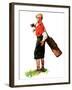 "Wounded Caddy,"July 18, 1936-Charles A. MacLellan-Framed Giclee Print