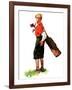 "Wounded Caddy,"July 18, 1936-Charles A. MacLellan-Framed Giclee Print