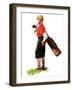 "Wounded Caddy,"July 18, 1936-Charles A. MacLellan-Framed Giclee Print