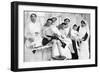 Wounded Children from Ypres with Nurses at La Panne, Belgium, First World War, 1914-1918-null-Framed Giclee Print