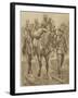 Wounded Chum - World War One Horses-Stanley L Wood-Framed Art Print