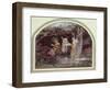 Wounded Faun (W/C on Paper)-John Anster Fitzgerald-Framed Premium Giclee Print