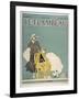 Wounded French Soldier and His Elegant Companion-Armand Rapeno-Framed Art Print