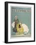 Wounded French Soldier and His Elegant Companion-Armand Rapeno-Framed Art Print