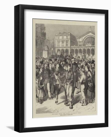 Wounded from the Front Entering Paris-Godefroy Durand-Framed Giclee Print