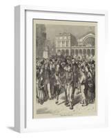 Wounded from the Front Entering Paris-Godefroy Durand-Framed Giclee Print