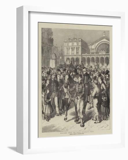 Wounded from the Front Entering Paris-Godefroy Durand-Framed Giclee Print