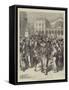 Wounded from the Front Entering Paris-Godefroy Durand-Framed Stretched Canvas