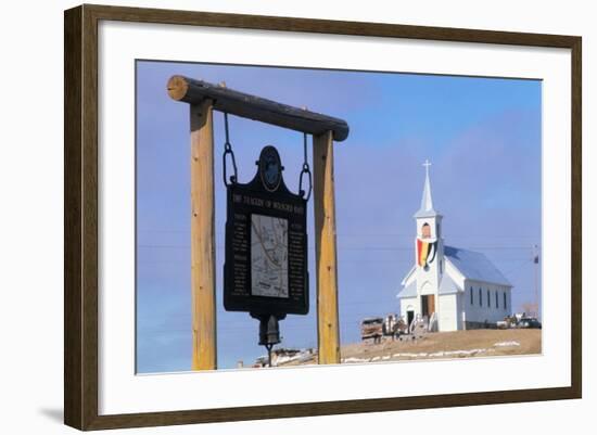 Wounded Knee Memorial-null-Framed Photographic Print