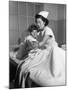 Wounded Marine Walter McCorkle Being Treated at a Hospital in Japan-null-Mounted Photographic Print