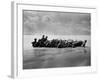 Wounded Marines in Gilbert Islands are taken to Hospitals for Better Medical Care During WWII-null-Framed Photographic Print