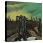 Wounded, Passchendaele, 1918 (Oil on Canvas)-Paul Nash-Stretched Canvas