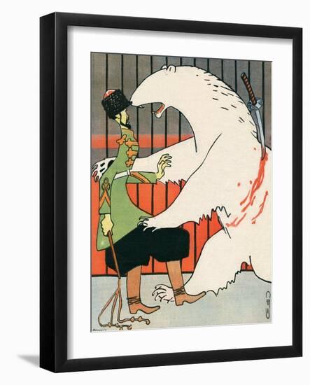 Wounded Russian Bear-null-Framed Art Print