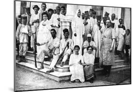 Wounded Soldiers Being Cared for by the Serbian Red Cross, First World War, 1914-null-Mounted Giclee Print