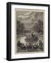 Wounded Soldiers Round the Fountain at Versailles-null-Framed Giclee Print