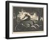 Wounded Stag, 1930 (Woodcut)-Stanislav Ostoja-Chrostovski-Framed Giclee Print