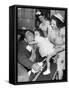 Wounded U.S. Soldier's Homecoming in New York City at the End of World War 2-null-Framed Stretched Canvas
