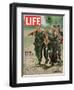 Wounded US Marine Helped to Safety by his Buddies During Fight with Viet Cong, July 2, 1965-Bill Eppridge-Framed Photographic Print