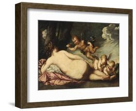 Wounded Venus Receives a Rose-Pietro Liberi-Framed Giclee Print