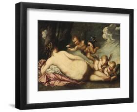 Wounded Venus Receives a Rose-Pietro Liberi-Framed Giclee Print