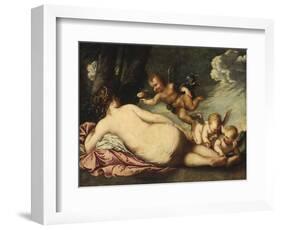 Wounded Venus Receives a Rose-Pietro Liberi-Framed Giclee Print