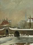 Ramparts in Amsterdam During Winter-Wouter Johannes van Troostwijk-Framed Art Print