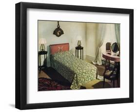 'Woven cotton bedspread by Vantona Textiles Ltd.', 1941-Unknown-Framed Photographic Print