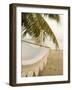 Woven Hammock under Palm Tree-Merrill Images-Framed Photographic Print