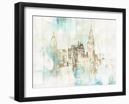 Woven New York City-Eva Watts-Framed Art Print