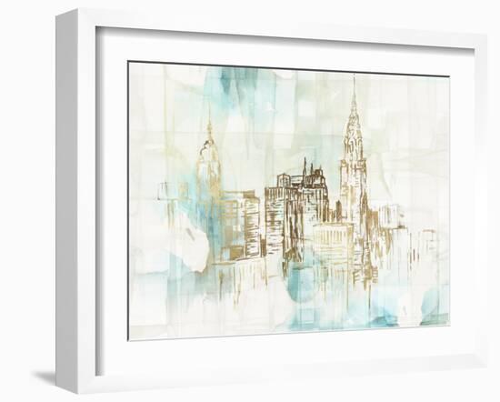 Woven New York City-Eva Watts-Framed Art Print