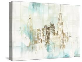 Woven New York City-Eva Watts-Stretched Canvas