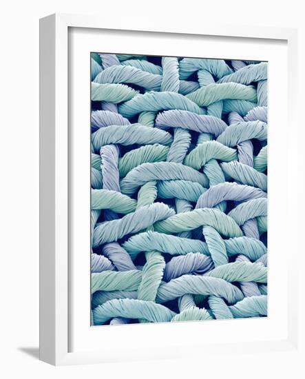 Woven Synthetic Fabric-Micro Discovery-Framed Photographic Print