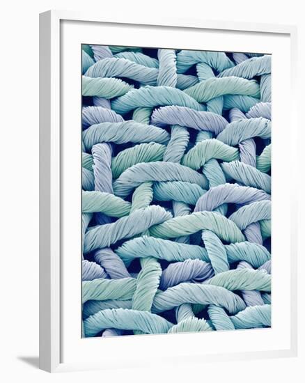 Woven Synthetic Fabric-Micro Discovery-Framed Photographic Print