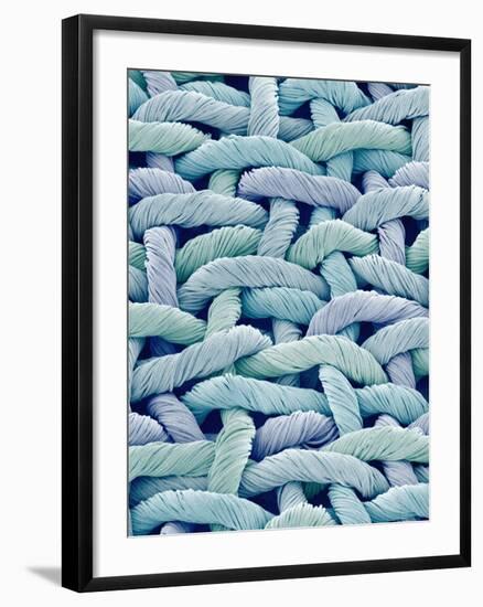 Woven Synthetic Fabric-Micro Discovery-Framed Photographic Print