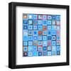 Woven Word Quilt 1-Elle Stewart-Framed Art Print