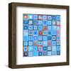 Woven Word Quilt 1-Elle Stewart-Framed Art Print