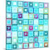 Woven Word Quilt 2-Elle Stewart-Mounted Art Print