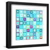 Woven Word Quilt 2-Elle Stewart-Framed Art Print