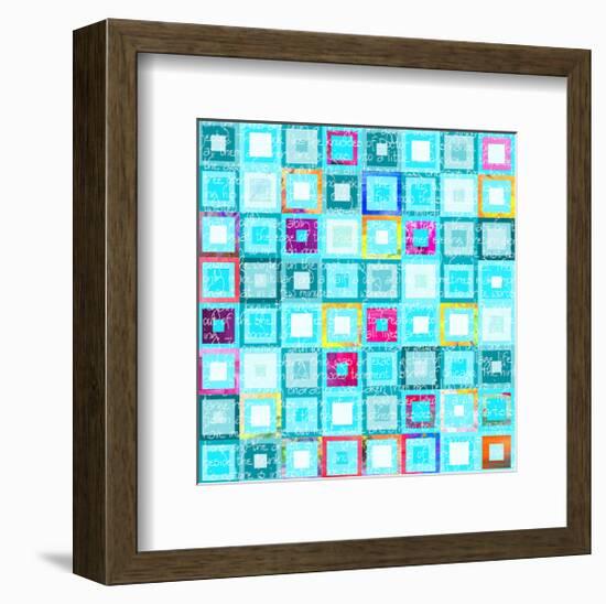 Woven Word Quilt 2-Elle Stewart-Framed Art Print