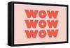 WOW WOW WOW-Saskia Nickles-Framed Stretched Canvas