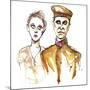 Wozzeck and Marie; characters from 'Woyzeck' of 1837 by Georg Büchner; 1925 opera by Alban Berg-Neale Osborne-Mounted Giclee Print