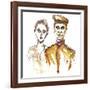 Wozzeck and Marie; characters from 'Woyzeck' of 1837 by Georg Büchner; 1925 opera by Alban Berg-Neale Osborne-Framed Giclee Print