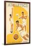 Wpa Athletics Poster-null-Framed Art Print