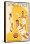 Wpa Athletics Poster-null-Framed Stretched Canvas