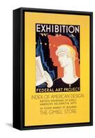 Wpa Federal Art Project: Index of American Design-Katherine Milhous-Framed Stretched Canvas