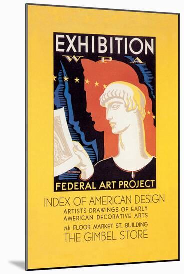 Wpa Federal Art Project: Index of American Design-Katherine Milhous-Mounted Art Print