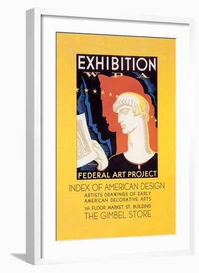 Wpa Federal Art Project: Index of American Design-Katherine Milhous-Framed Art Print